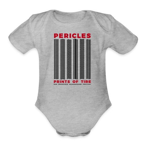 Pericles, Prints Of Tire - Organic Short Sleeve Baby Bodysuit