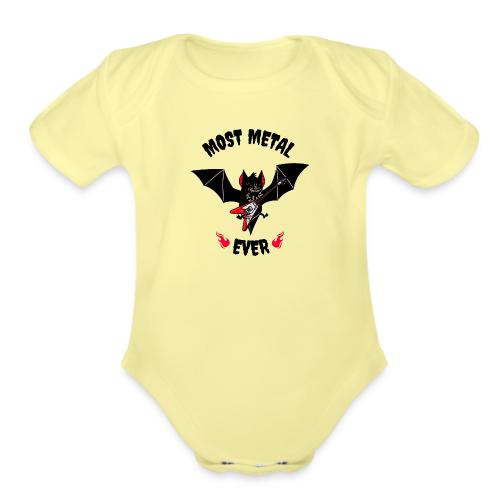 Most Metal Ever - Organic Short Sleeve Baby Bodysuit
