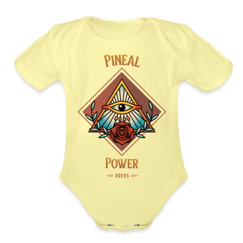 Pineal Power - Organic Short Sleeve Baby Bodysuit