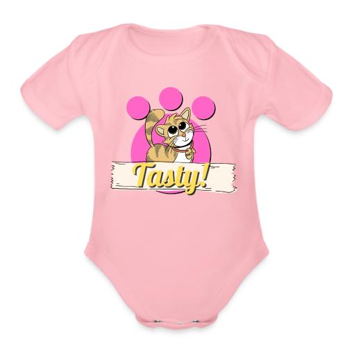TomoTees Tasty - Organic Short Sleeve Baby Bodysuit