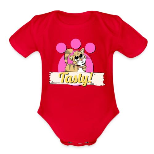 TomoTees Tasty - Organic Short Sleeve Baby Bodysuit