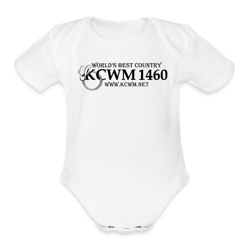 KCWM Logo - Organic Short Sleeve Baby Bodysuit