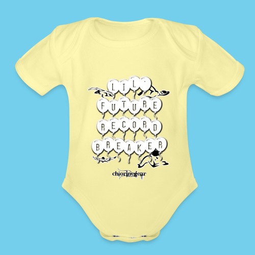 Lil Future ReacordBreaker - Organic Short Sleeve Baby Bodysuit