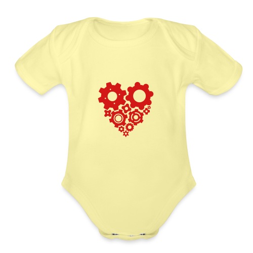 gearheart - Organic Short Sleeve Baby Bodysuit