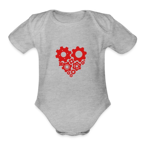 gearheart - Organic Short Sleeve Baby Bodysuit
