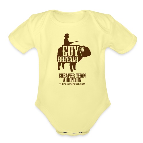 adoption - Organic Short Sleeve Baby Bodysuit