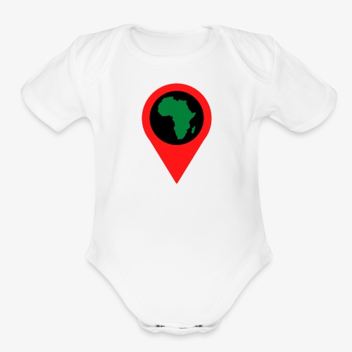 Location Africa - Organic Short Sleeve Baby Bodysuit