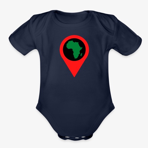 Location Africa - Organic Short Sleeve Baby Bodysuit