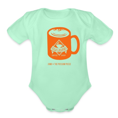 High Grounds Coffee Shop - Organic Short Sleeve Baby Bodysuit