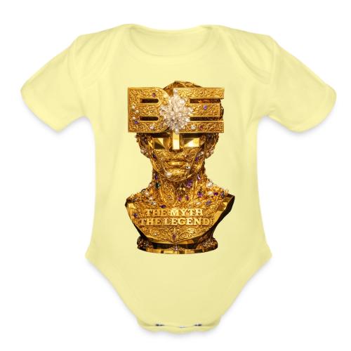 Be the Myth the Legend - Organic Short Sleeve Baby Bodysuit
