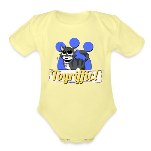 TomoTees Toyriffic - Organic Short Sleeve Baby Bodysuit