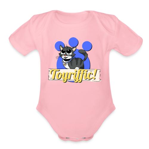 TomoTees Toyriffic - Organic Short Sleeve Baby Bodysuit