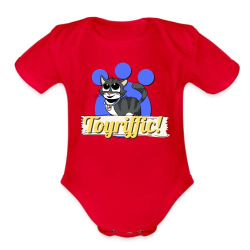 TomoTees Toyriffic - Organic Short Sleeve Baby Bodysuit