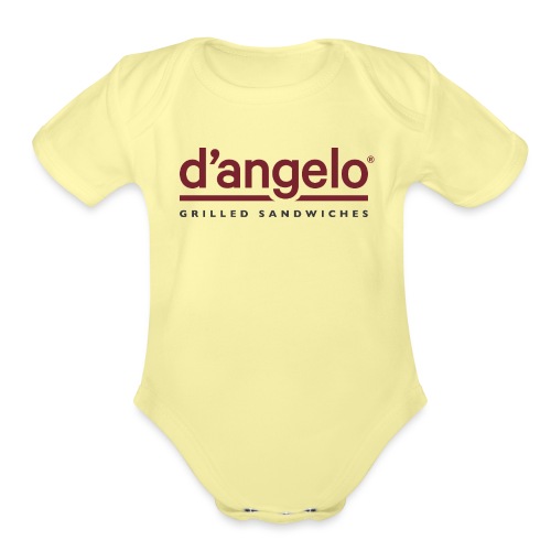 D'Angelo Logo - Organic Short Sleeve Baby Bodysuit