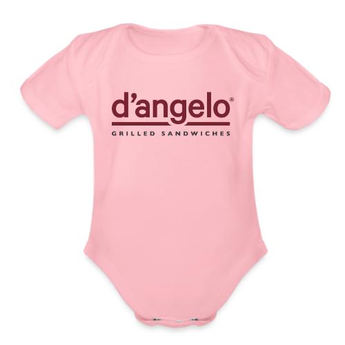 D'Angelo Logo - Organic Short Sleeve Baby Bodysuit