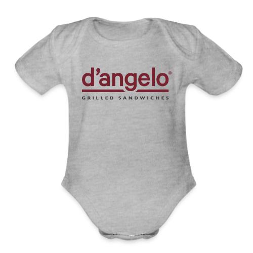 D'Angelo Logo - Organic Short Sleeve Baby Bodysuit
