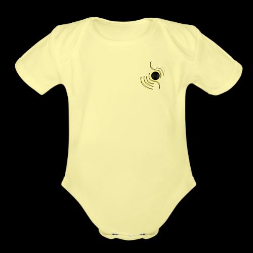 Sound Statement Symbol - Organic Short Sleeve Baby Bodysuit