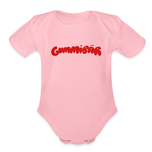 Gummibär Logo - Organic Short Sleeve Baby Bodysuit