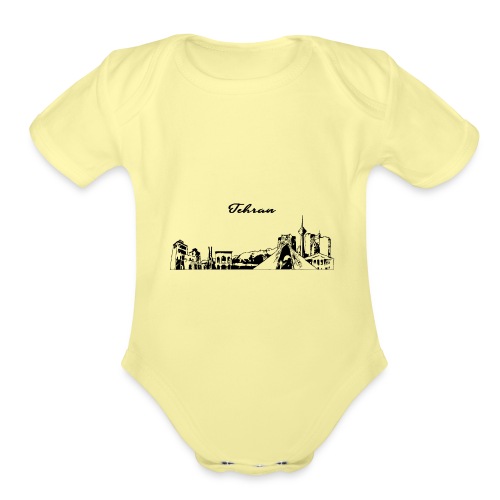 Tehran - Organic Short Sleeve Baby Bodysuit