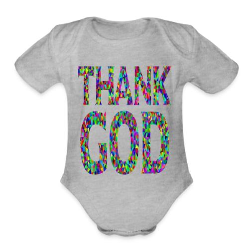 THANK GOD - Organic Short Sleeve Baby Bodysuit