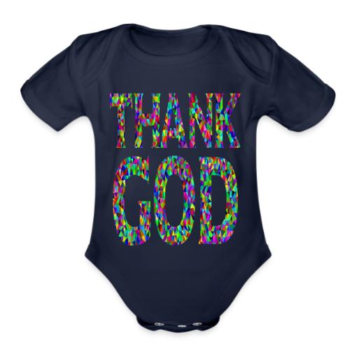 THANK GOD - Organic Short Sleeve Baby Bodysuit