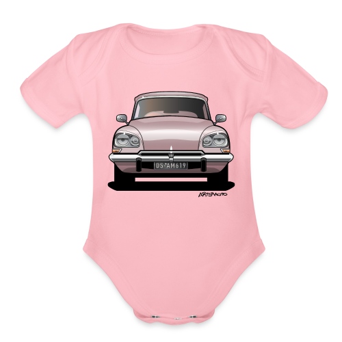 French DS - Organic Short Sleeve Baby Bodysuit