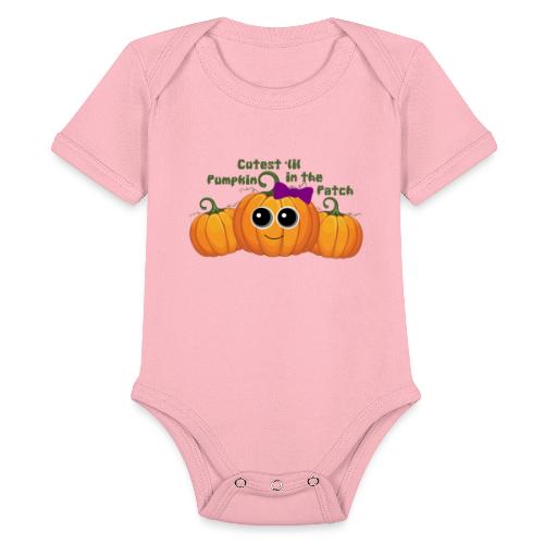 'lil Pumpkin - Organic Short Sleeve Baby Bodysuit