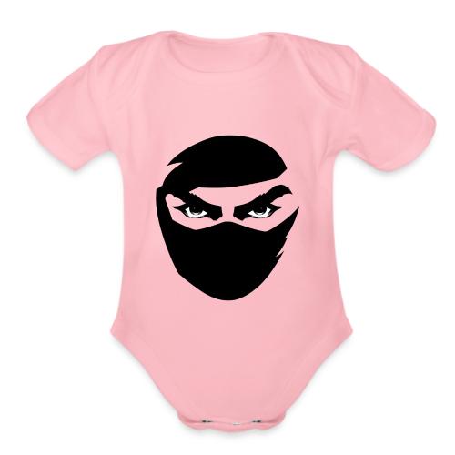 Shadow Veil Warrior - Organic Short Sleeve Baby Bodysuit