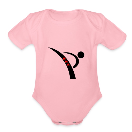 Mixed Martial arts such as MMA, BJJ MMA LIFE - Organic Short Sleeve Baby Bodysuit
