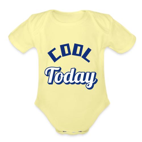 Cool Today Retro Vintage Inspired - Organic Short Sleeve Baby Bodysuit