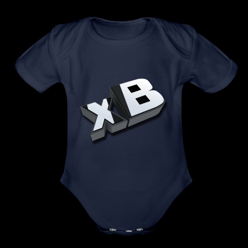 xB Logo - Organic Short Sleeve Baby Bodysuit