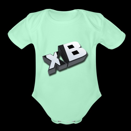 xB Logo - Organic Short Sleeve Baby Bodysuit