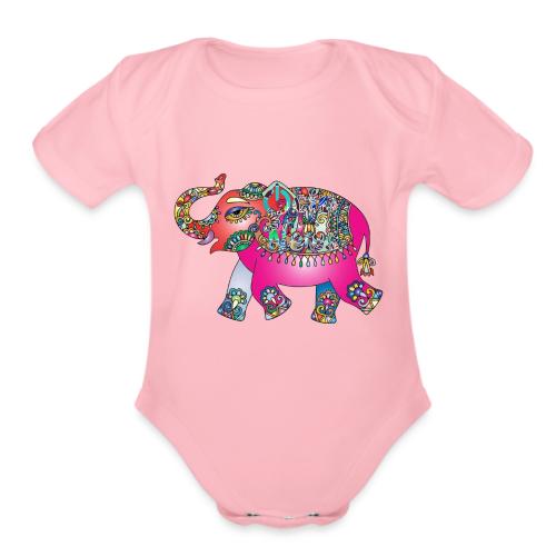 Elefante ON - Organic Short Sleeve Baby Bodysuit