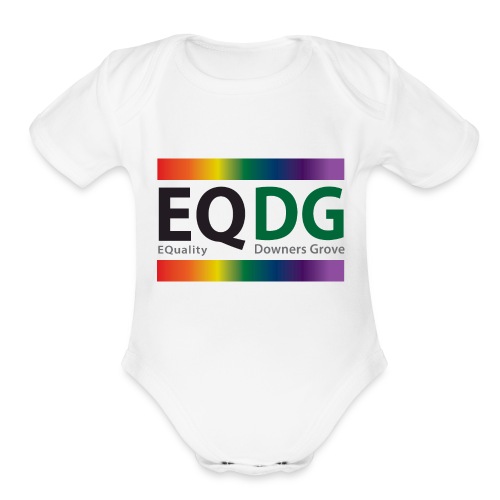 EQDG logo - Organic Short Sleeve Baby Bodysuit