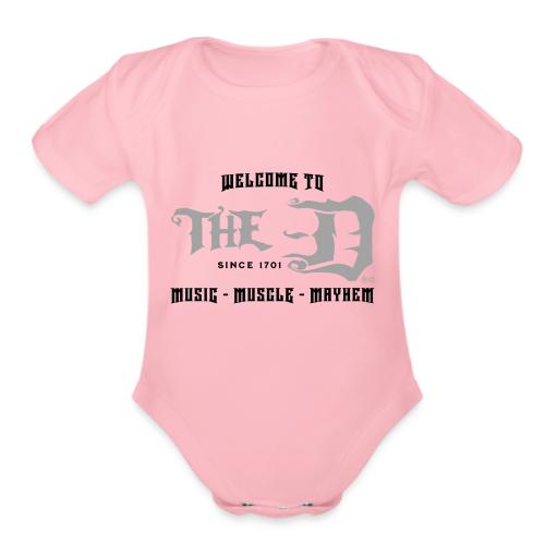 Welcome to the D® Script 2 - Organic Short Sleeve Baby Bodysuit