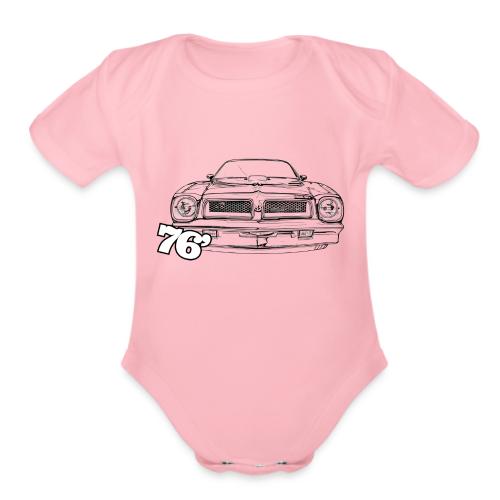 76 FIREBIRD TRANS AM - Organic Short Sleeve Baby Bodysuit