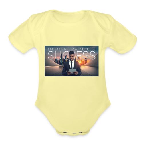 vidiq thumbnail 1 - Organic Short Sleeve Baby Bodysuit