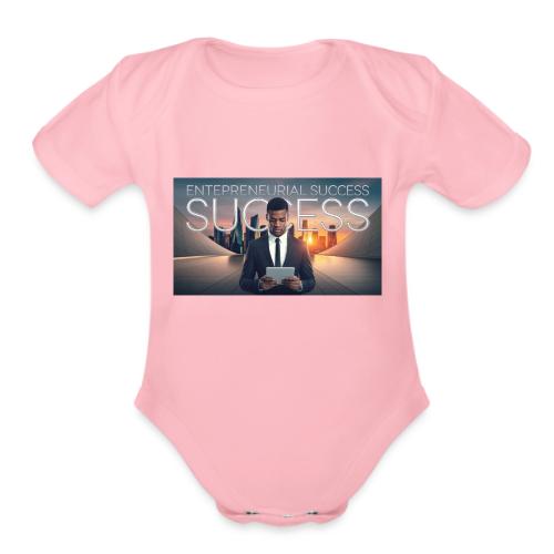 vidiq thumbnail 1 - Organic Short Sleeve Baby Bodysuit