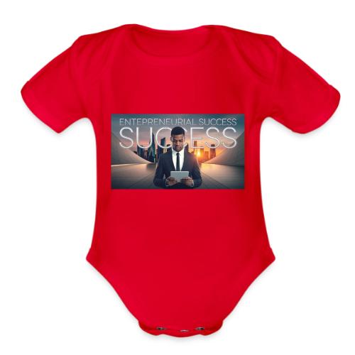vidiq thumbnail 1 - Organic Short Sleeve Baby Bodysuit