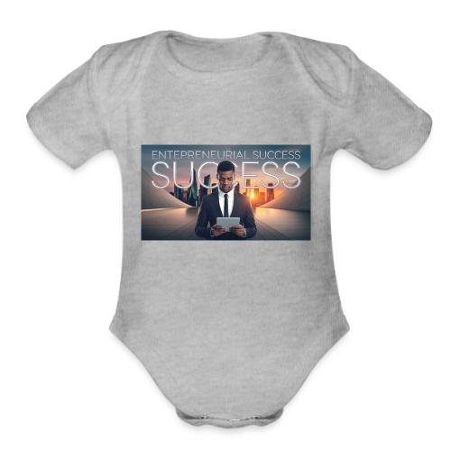 vidiq thumbnail 1 - Organic Short Sleeve Baby Bodysuit
