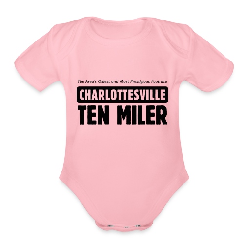 Charlottesville Ten Miler - Organic Short Sleeve Baby Bodysuit