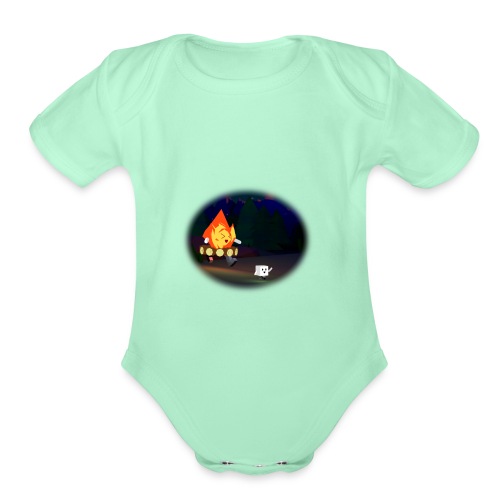 'Round the Campfire - Organic Short Sleeve Baby Bodysuit