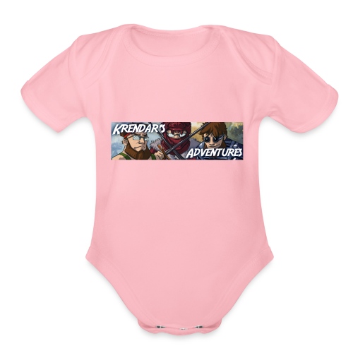 Krendar Banner - Organic Short Sleeve Baby Bodysuit