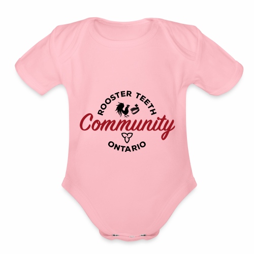 Rooster Teeth Ontario Community - Organic Short Sleeve Baby Bodysuit