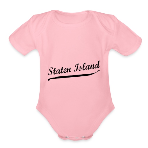 Staten Island - Organic Short Sleeve Baby Bodysuit