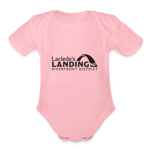 Laclede's Landing Logo - Organic Short Sleeve Baby Bodysuit