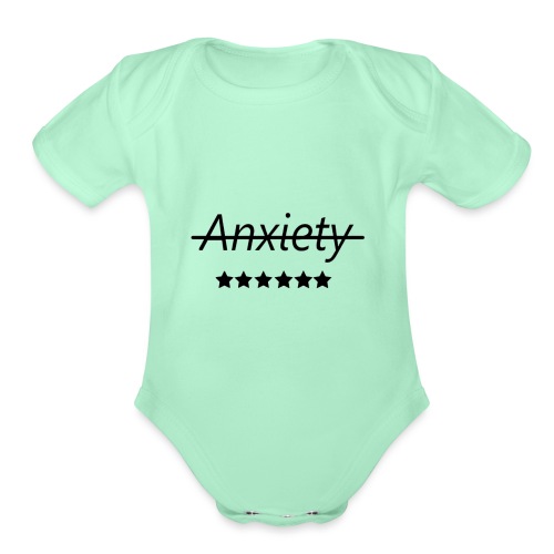 End Anxiety - Organic Short Sleeve Baby Bodysuit