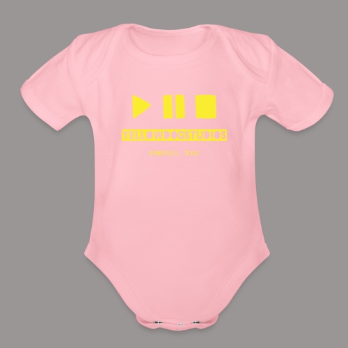 Yellow DOG Studios LOGO - Organic Short Sleeve Baby Bodysuit