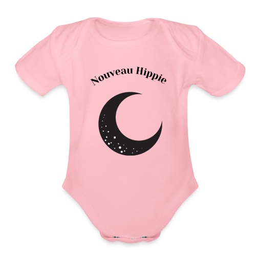Nouveau Hippie Moon - Organic Short Sleeve Baby Bodysuit