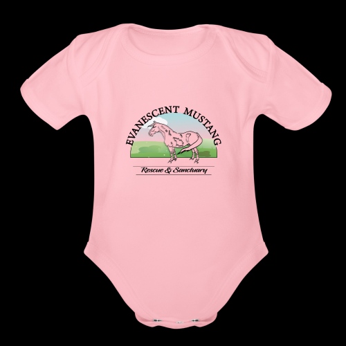 EVANESCENT MUSTANG RESCUE AND SANCTUARY - Organic Short Sleeve Baby Bodysuit